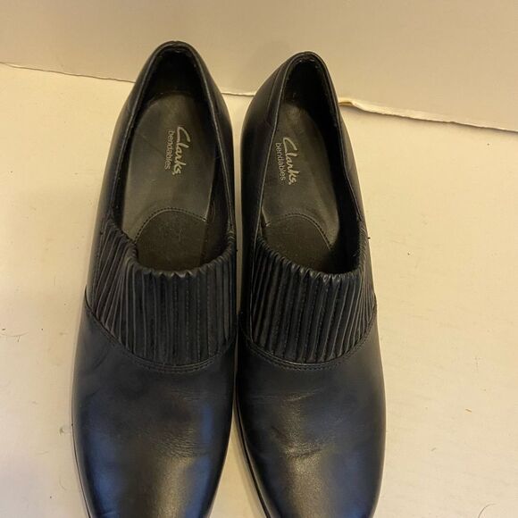 Clark bendable 3” heel black ankle boots #8825 size 10 - Picture 4 of 7